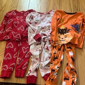 Toddler Girl Holiday PJ Bundle (3T)